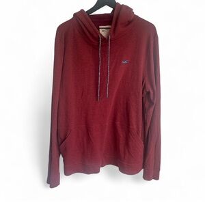 Hollister Maroon Hoodie‎ for Men